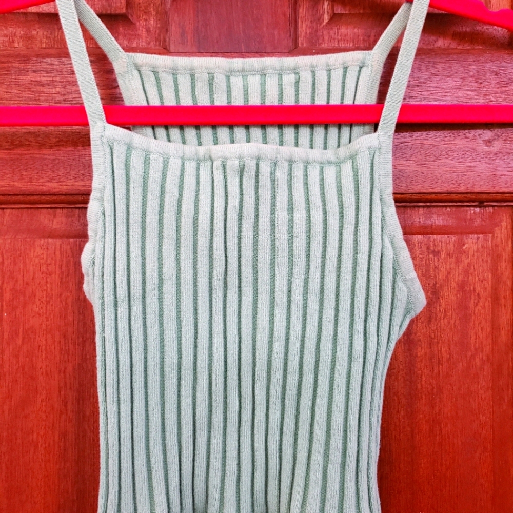 Sage summer crop top